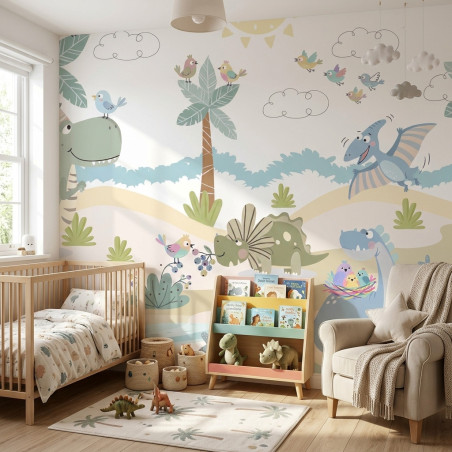 Fotomural infantil dinosaurios