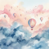 Fotomural paisaje globos