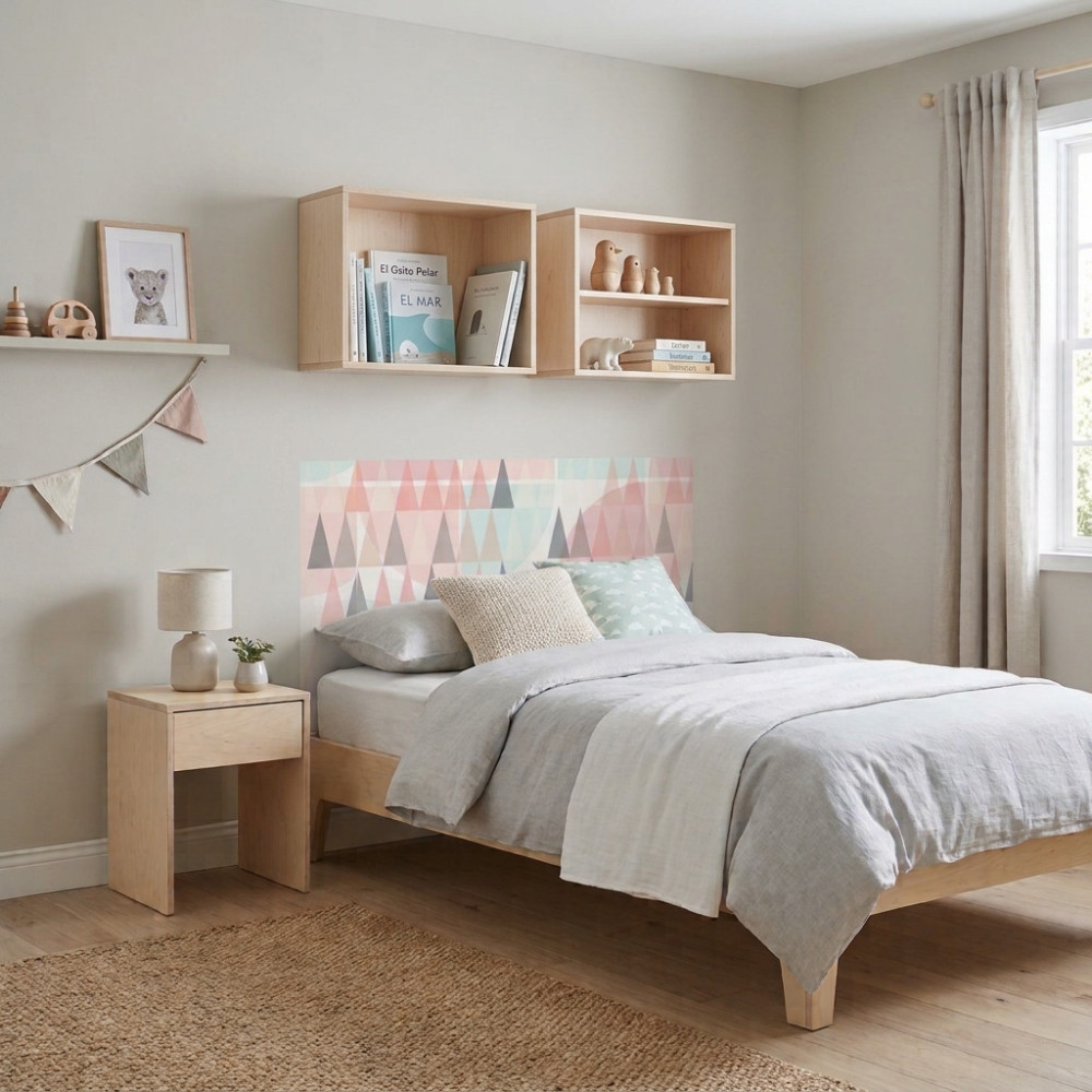 Vinilo estilo nordico para cabezal cama