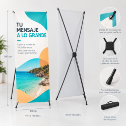 X-Banner of 60x160cms