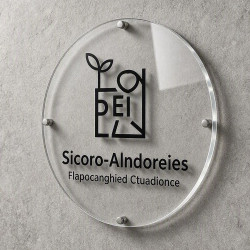 Placa metraquilat rodona