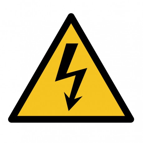 Angemessenheit des elektrischen Risikos Aufkleber