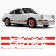 Stickers adhésifs réplique Porsche Carrera