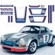 Adhesivos réplica Porsche 911 clásico martini Racing