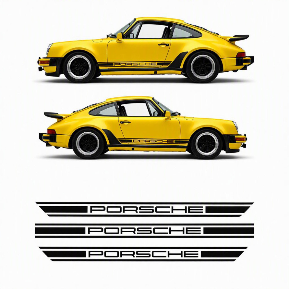 Side stripes porsche