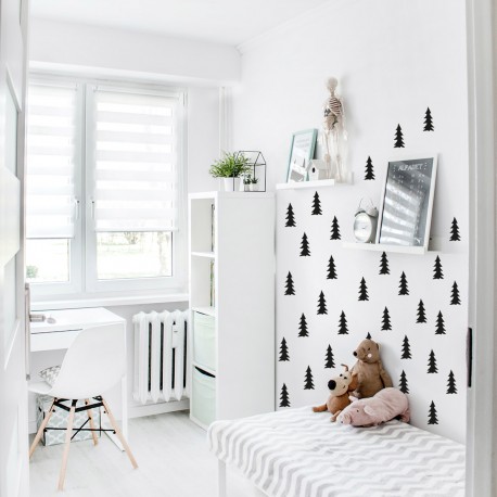 Nordic style firs for wall