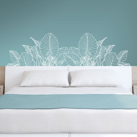 Headboard vinyl bedroom floral style