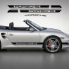 Vinilos adhesivos para Porsche Boxter adhesivos laterales
