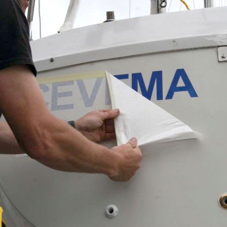 Autocollants de nom de bateau