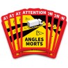 Les angles morts obligatoires en France Sticker