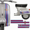 Vinyles pour vespa Martini racing