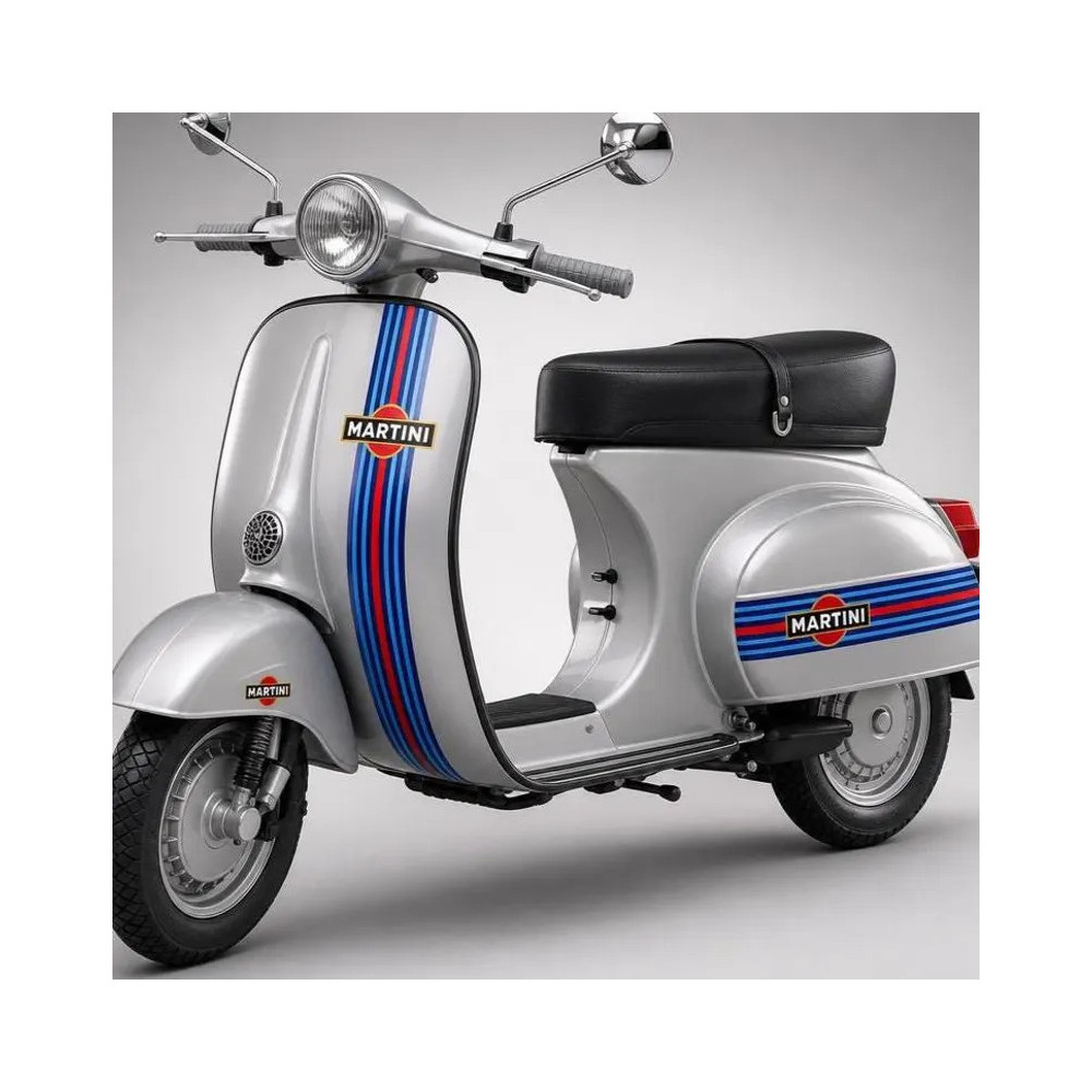 Vinyles pour vespa Martini racing
