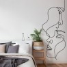 Vinilo para pared beso