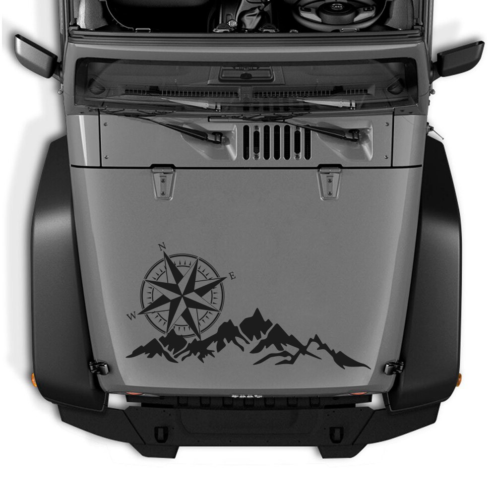 Autocollant Gorille PVC Auto Moto Camper 4x4 Tout-Terrain Capot Casque Laptop 