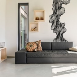 Abstract wall sticker