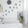 Golondrinas de vinilo adhesivo para pared