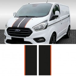 Vinyls for ford transit custom sport front lines-incidencia