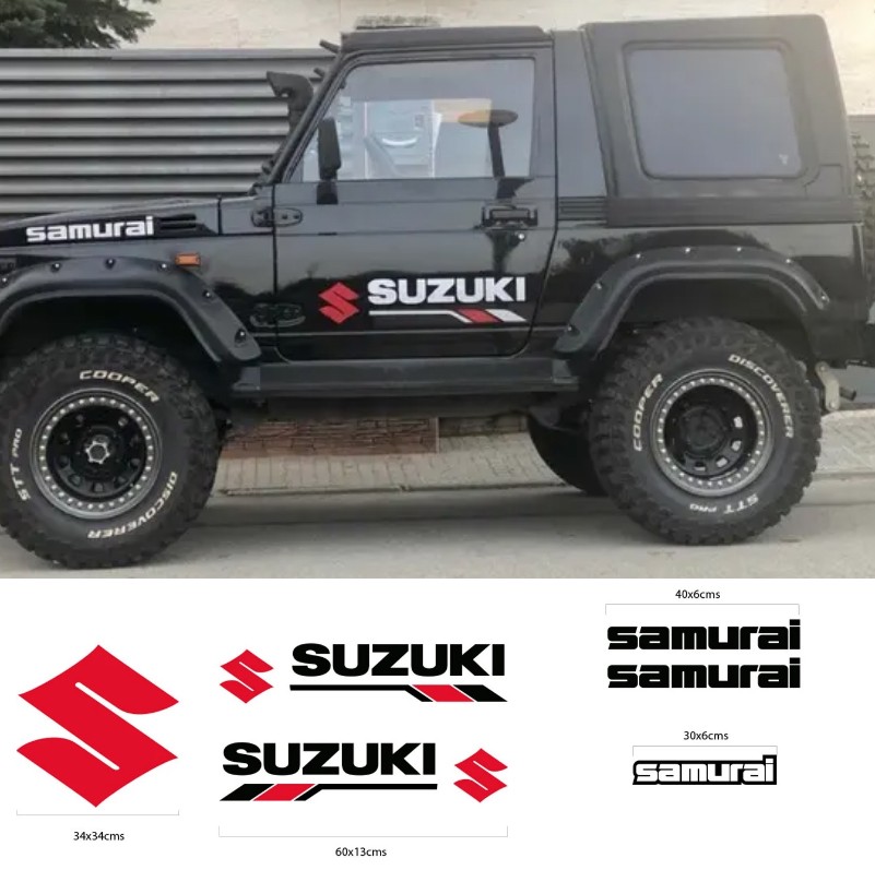 Suzuki Samurai Aufkleber Kit
