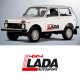 kit d'autocollants pour Lada niva
