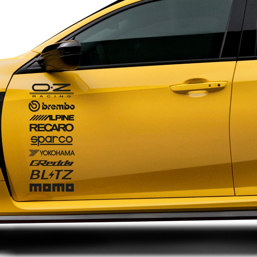 Hamann Tuning Car Sport Racing Sticker Vinyl 3D Decal Stripes Logo Decor  GmbH