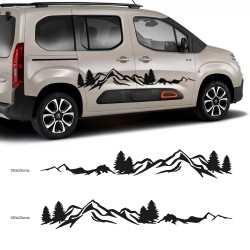 Camper sticker for small vans