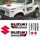 Set de adhesivos para Suzuki Samurai