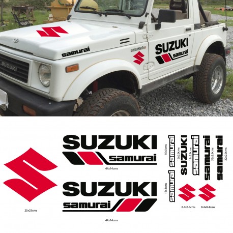 Aufklebersatz für Suzuki Samurai