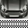 Stickers rayures capot mini rallye
