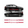 Side stripes stickers for Cayenne S