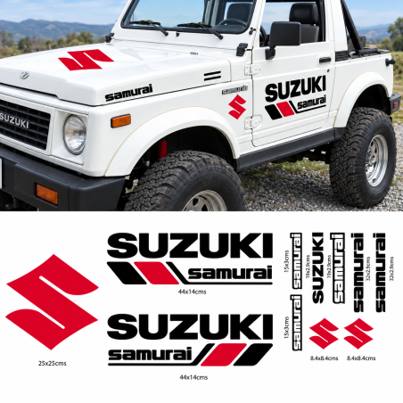 Pack Vinilos para suzuki samurai SJ