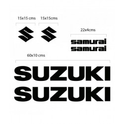 Kit Stickers Déco Suzuki Samurai Basic