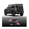 kit d'autocollants pour Suzuki Jimny new 80's black