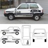 Juego de vinilos para seat/fiat Panda clásico