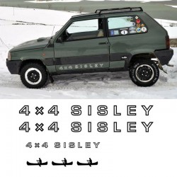 Vinyl-Set für den klassischen Seat/Fiat Panda SISLEY 4X4