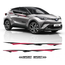 Stickers for toyota chr 2 colors