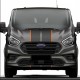 Vinyls for ford transit custom sport only front and rear stripes
