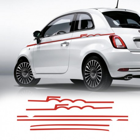 Fiat 500 Line stripes