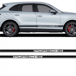 Side stripes stickers for Cayenne