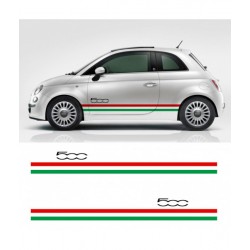 Fiat 500 italia stripes
