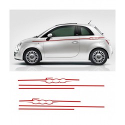 Fiat 500 stripes