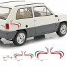 Set of vinyls for classic seat/fiat Panda italia