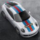 Martini-Tributaufkleber für 911 Carrera S