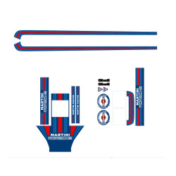 Pack vinilos para 911 clásico martini Racing
