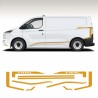 Pack de vinilos modelo Trail para ford transit custom sport