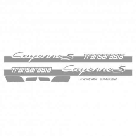 Autocollants de bandes latérales pour Cayenne "S" TRASARABIA