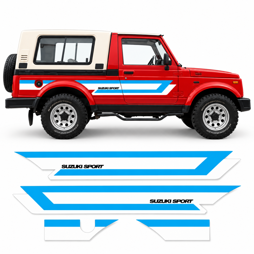 vinilos para suzuki samurai long body