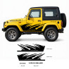 Pack de vinilos compatibles para jeep Wrangler