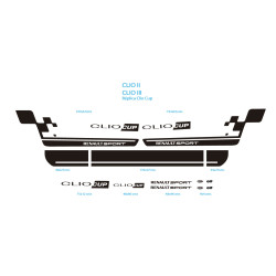 Pack de vinilos réplica clio cup