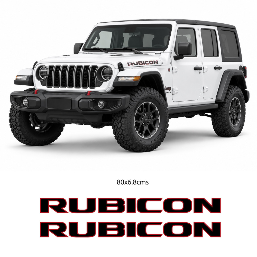 Pack de vinilos bicolores para wrangler rubicon