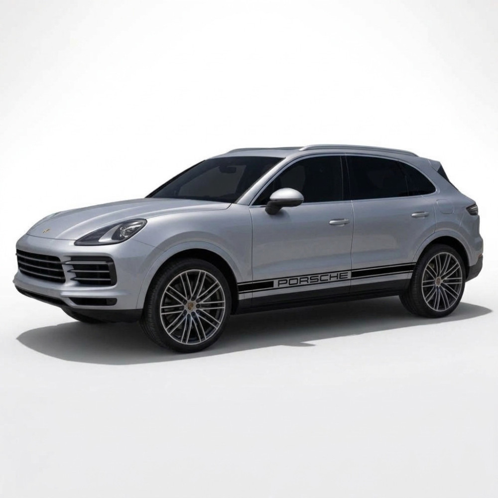 Vinilos franjas laterales porsche para Cayenne